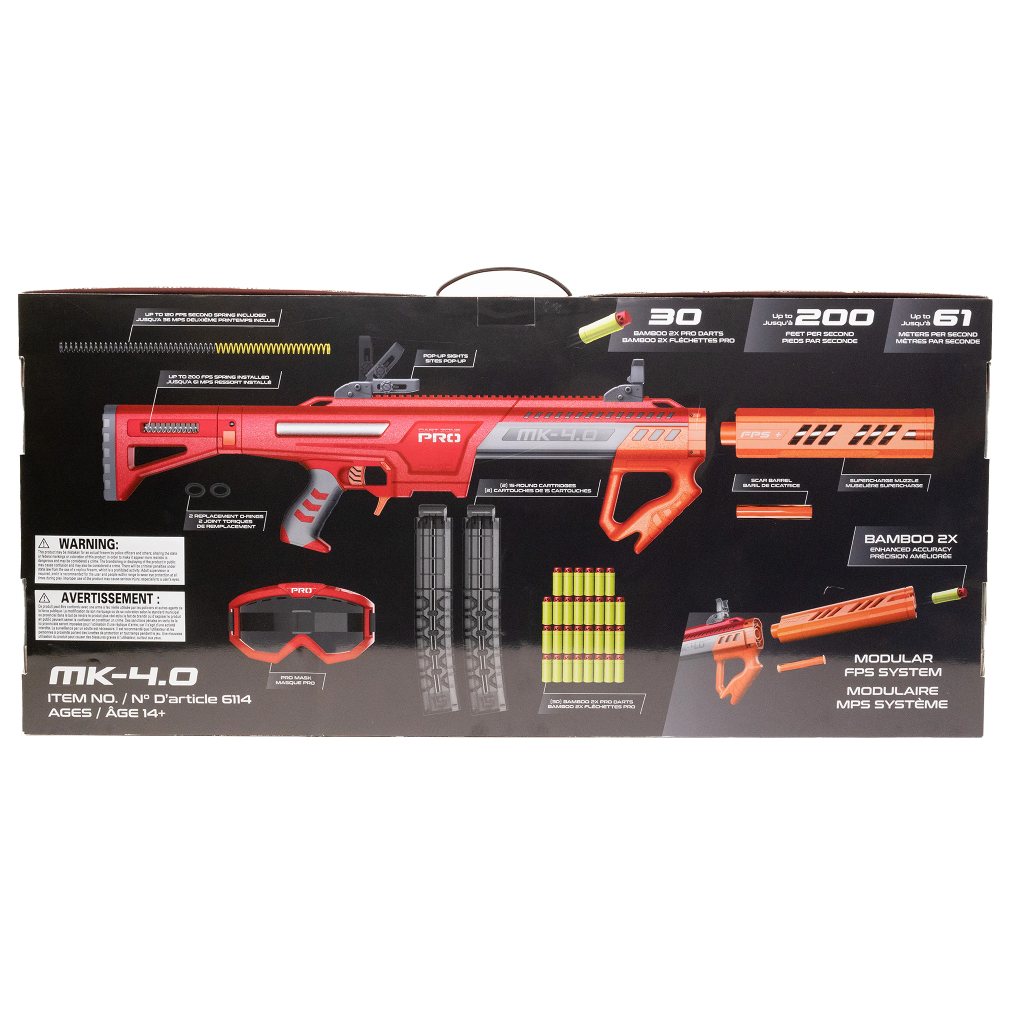 MK-4 Spring-Powered Red Dart Blaster - Image 5